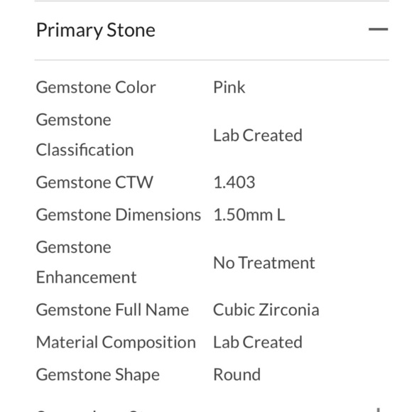 Bella Luce ® 2.02ctw Pink And White Diamond Stimulants Rose Ring - Sz 8 - Picture 3 of 4